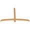 Ekena Millwork Bellingham Timber Gable Bracket, Western Red Cedar, 60"W x 40"H x 1 1/2"D x 3 1/2"F, 16/12 Pitch GBW060X40X0204BEL00SWR - alternate 5